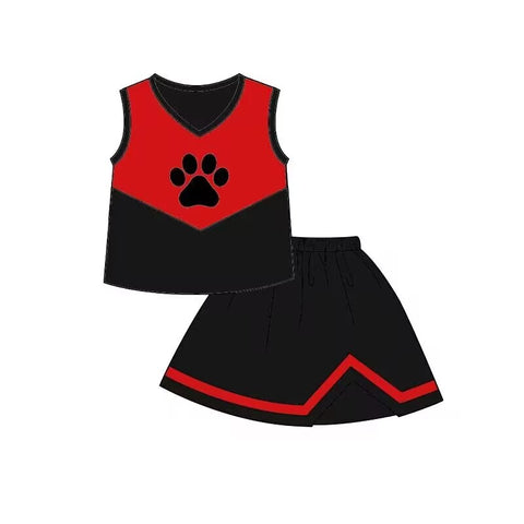 MOQ 8 pcs Custom Style Cheer Girl Skirt Set