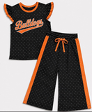 MOQ 5 pcs Custom Style School Team Dots Cute Girls Set