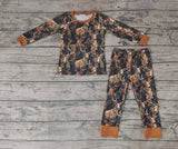 BLP0298 Hunting Camo Elk Boy's Pajamas Set