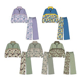 Preorder MOQ 5 pcs Each Style Hunting Camo Kids Zipper Pullover Girls Set-2026.8.28