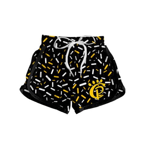 MOQ 5 pcs each style Custom Style Baseball Team CP Women Girl's Shorts