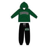 MOQ 5 pcs Custom Style School School Team Hoodie Pullover Kids Boys Set