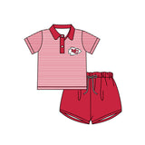 MOQ 8 Pcs Each Style Custom Style University team Print KC Matching Kids Clothing