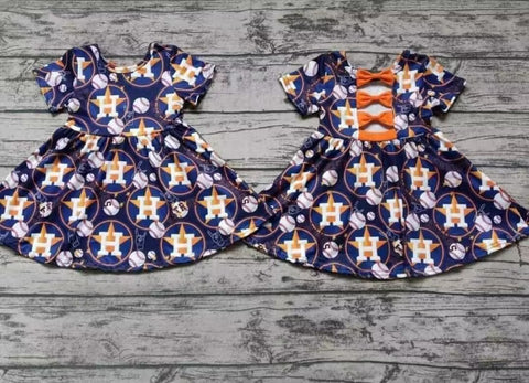 MOQ 8 pcs Custom Style ASTROS Girl Dress