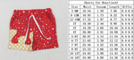 SS0612 4th of July Stars Drip Red Boy's Shorts