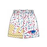 MOQ 5 pcs Each Style Custom Style School Team Drip Sprinkles Boy's Shorts