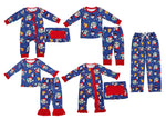 Cartoon Christmas Family Pajamas Sibling Matching Clothes