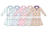 Preorder MOQ 5 pcs Each Style Bows Flower Yoga Cute Girls Skorts Set
