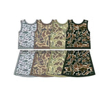 Preorder MOQ 5 pcs Each Style Hunting Camo Yoga Cute Girls Skorts Set