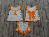 MOQ 8 Pcs Each Style Custom Style University team Print Tennessee Matching Kids Clothing