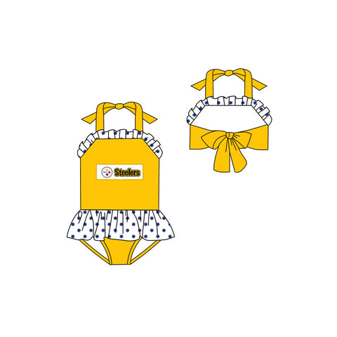 MOQ 8 pcs Each Style Custom Style Steelers Swimwear