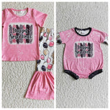 Happy New Year Pink Balloon Girl's Matching Clothes
