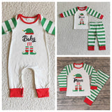 Christmas Baby Mini Mom And Me Pajamas Adult's Kid's Matching Clothes