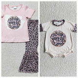 SALE Daddy's Girl Pink Leopard Girl's Matching Clothes
