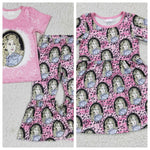 Singer Pink Dress Girl's atching Clothes