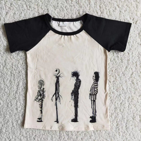 C5-12 Halloween Clown Black Shirt