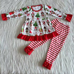 Christmas Dolls Girl's Red Outfits