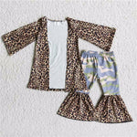 6 A25-2 Leopard Coat Camo Pants 2 Pcs Set