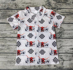 Western Cow New Boy‘s Shirt Top