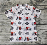 Western Cow New Boy‘s Shirt Top