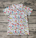 Summer Fish Hook Boy‘s Shirt Top
