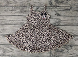 SALE GSD0104 Fashion Summer Leopard Castle mouse Girl's Dress