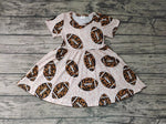 GSD0092 Football Rugby Leopard Girl's Dress