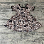 GSD0105 Halloween Amuck Leopard Cheetah Girl's Dress