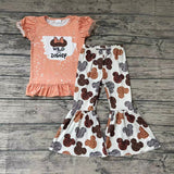 Wild About Animal Pattern Castle mouse Leopard Girl's Set