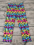 New Leopard Colorful Fashion Casual Legging Girl's Pants