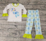 SALE GLP0154  Top Scarers Cartoon Blue Eyes Cute Girl's Set