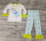 SALE GLP0154  Top Scarers Cartoon Blue Eyes Cute Girl's Set