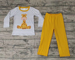 SALE BLP0016 New Grey Stripe Giraffe Yellow Cute Boy's Set