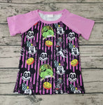 Boy's Halloween Pumpkin Purple Cute Shirt Top