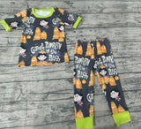 SALE BSPO0027 Cutest Pumpkin in the patch Pumpkin Cartoon Boy's Set Pajamas