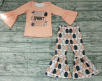 SPOOKY Pumpkin Orange Girl's Set