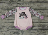 LR0101 Little Monster Bat Baby Bubble Girl's Romper