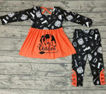 GLP0158 Halloween I SMELL CHILDREN Cartoon Girl's Set