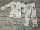 New Flower Leaves Cute Girl's Set Pajamas