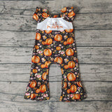 Hello Pumpkin Flower Baby Cute Girl's Romper