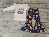 GLP0228 Halloween Ruffles Cute Girl's Set