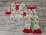 SALE GLP0215 Christmas Movie Red Girl's Set Pajamas