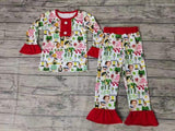 SALE GLP0215 Christmas Movie Red Girl's Set Pajamas