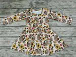 New Football Sunflower Girl's Dress