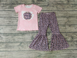 GSPO0219 Daddy's Girl Leopard Pink Girl's Set