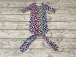 Baby Newborn Sleepers Gown Colorful Leopard Girl's Boy's Clothing