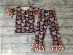 New Animal Leopard Brown Girl's Set Pajamas