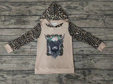 New Cow Leopard Hoodie Boy's Shirt