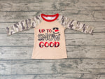 Boy's Camo Up To Snow Good Khaki Cute Shirt Top