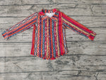 SALE BT0131 New Western Stripe Buttons Boy's Shirt